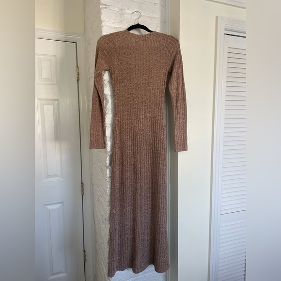 NWOT REFORMATION Lemon Dress - Heathered Cinnamon - Picture 10 of 16